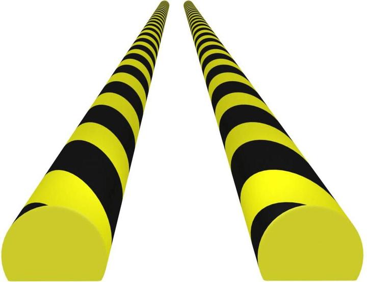 Produktbild VidaXL Kantenschoner 2 Stk. Gelb & Schwarz 4x3x100 cm PU,Farbe