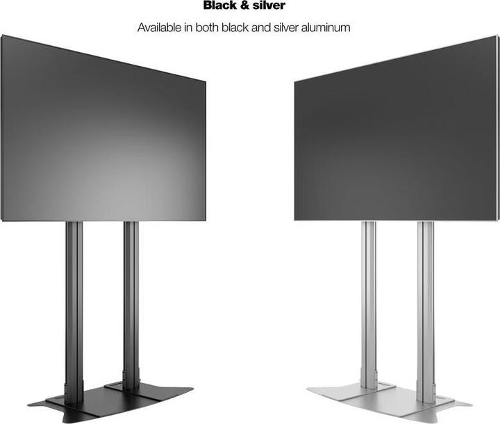 Immagine prodotto Multibrackets M Public Display Stand 210 Dual Pillar Floorbase Black (Specifiche del dispositivo, 110", 125 kg)