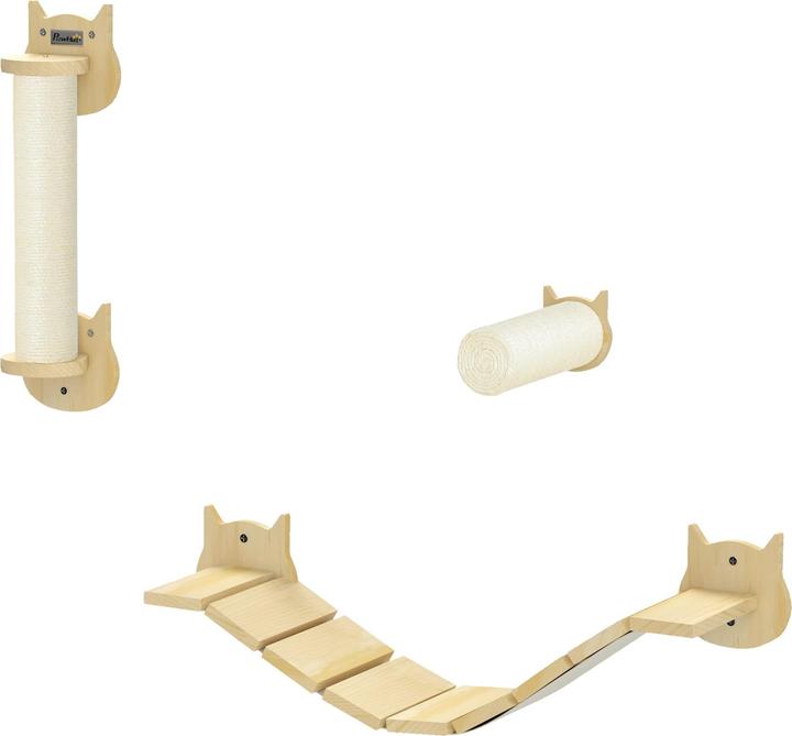 Legno naturale e bianco crema