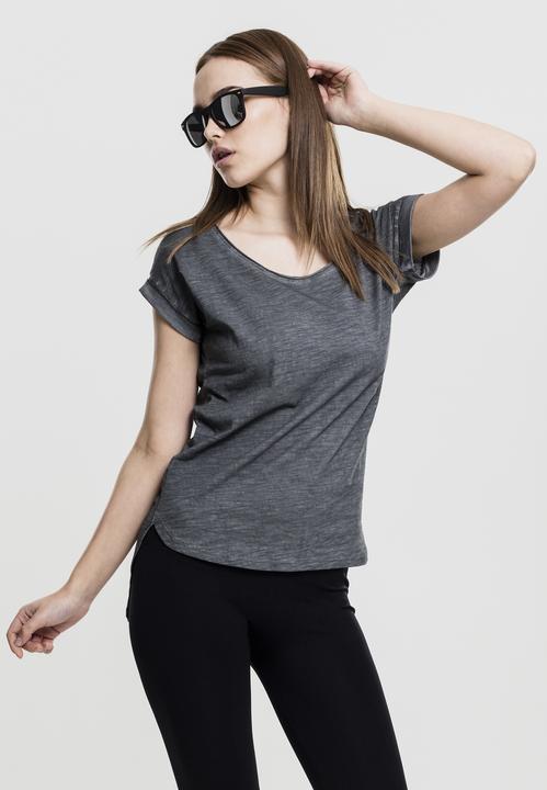 Image du produit Urban Classics Ladies Long Back Shaped Spray Dye Tee (XS)