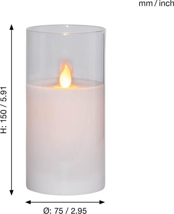 Produktbild Star Trading LED Pillar Kerze M-Twinkle (1 x)