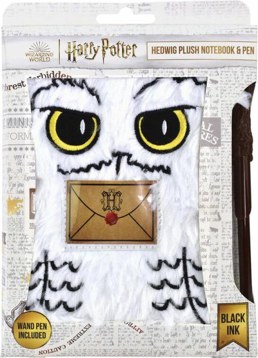 Actual product image Blue Sky Harry Potter: Hedwig Plush A5 Notebook and Pen (A5, Plain)