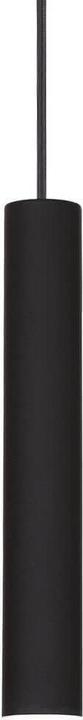 Produktbild Ideal lux TUBE LED Pendelleuchte 11W ⌀40mm dimmbar Schwarz warmweiss 211466 (1200 lm)