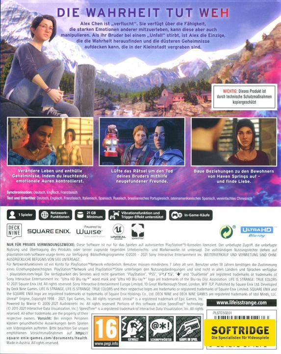 Image du produit Square Enix Life is Strange : True Colors (PS5, DE)
