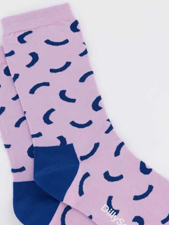 Actual product image DillySocks Blue Moon Crescent (Single pack, 39 - 41)
