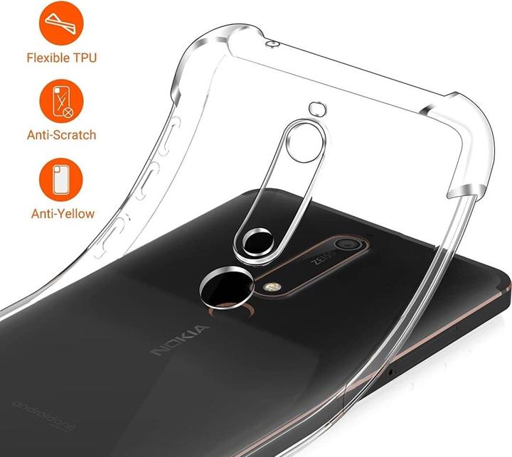 Produktbild Screenguard Nokia 6.1 Crystal Soft Airbag Bumper (Nokia 6.1)