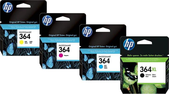Produktbild HP Original 364XL SET Multipack / Set mit allen vier Farben (M, C, Y, BK)
