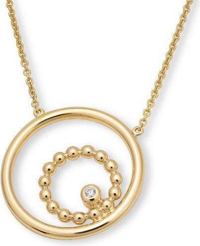 Breuning COLLIER - BRILL. 0,025 Ct. H/si (585, - Gold)