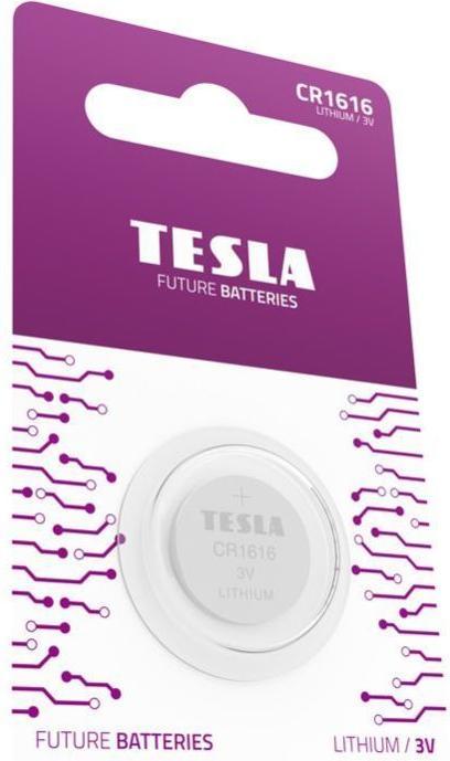 Tesla CR 1616 1 Stück Knopfbatterien (1 Stk., CR1616)
