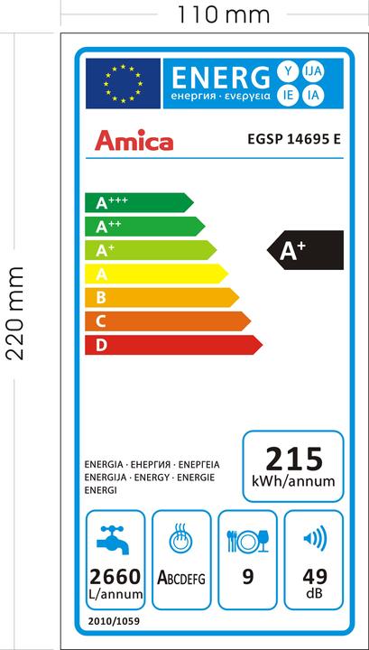 Energie-Label Amica EGSP 14695