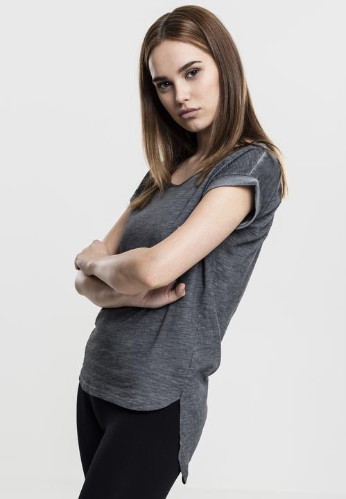 Immagine prodotto Urban Classics Tee lungo da donna a forma di schienale con tintura spray (L)