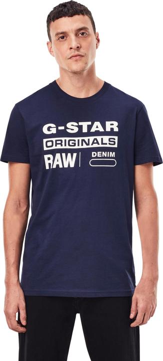 Immagine prodotto G-Star Printed Graphic Eight T-Shirt Regular Fit Sartho Blue (M)