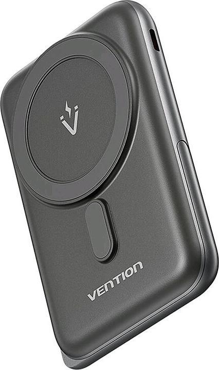 Actual product image Vention Magnetic Powerbank FHNB0 20W, 10000 mAh (black) (10000 mAh, 20 W)