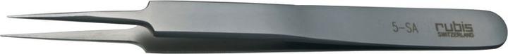 Rubis Tweezers, thin pointed, Inox