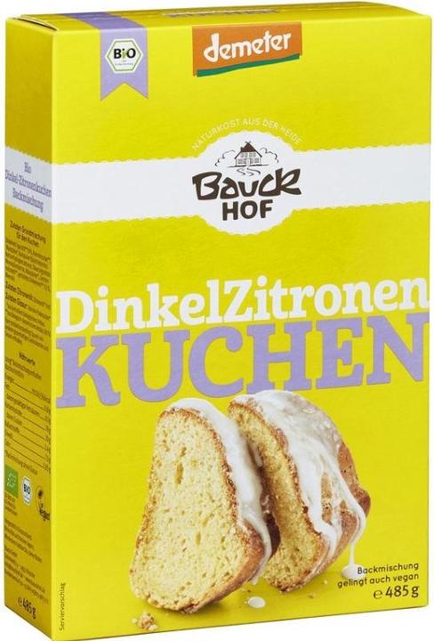 Produktbild Bauckhof Dinkel Zitronenkuchen Backmischung Bio (485 g)