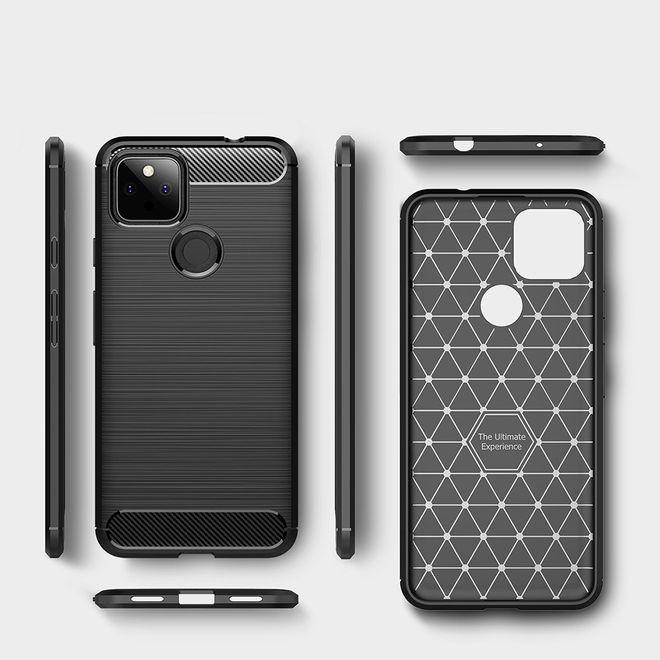 Image du produit MU Style Série Softcase TPU en fibre de carbone (Google Pixel 5a)