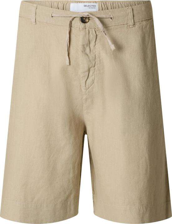 Selected Homme Loose Fit Shorts aus Leinengemisch