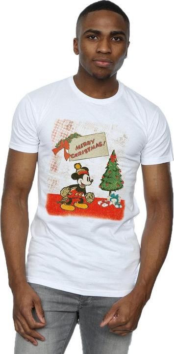 Immagine prodotto Disney Mickey Mouse Vintage Christmas Maglietta Uomo (XXL)