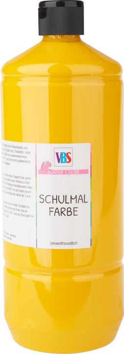 Image du produit VBS Peinture pour école, 1l (Jaune soleil, 1000 ml)