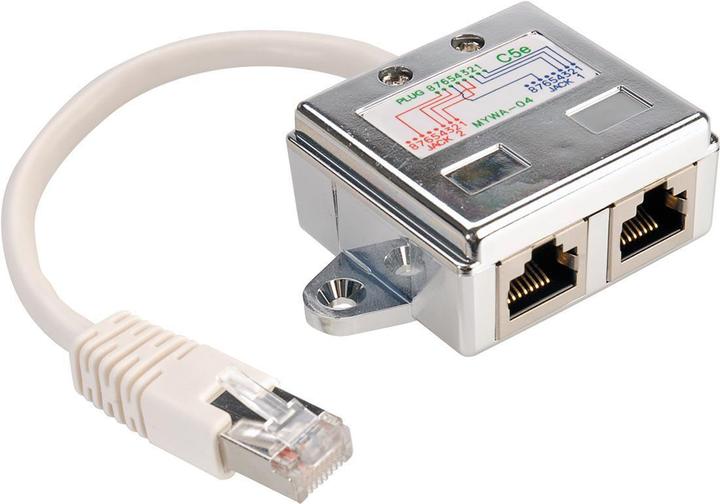 Actual product image Value RJ45 T-adapter (RJ45, RJ45 (2x))