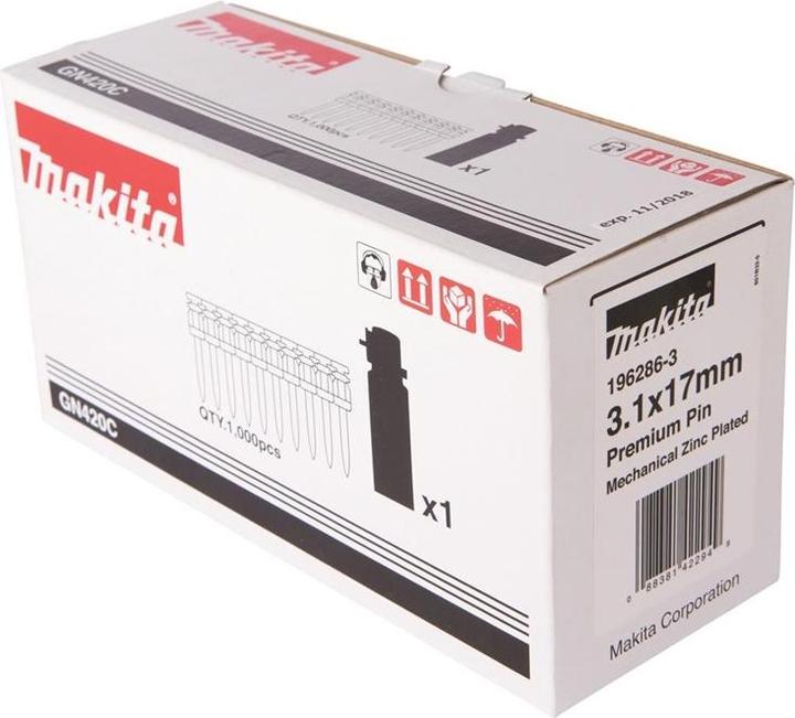 Makita FUEL CELL AND PREMIUM PIN 3.1X15 1000PCS