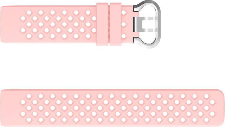 Actual product image Cover-Discount Fitbit Charge - silicone sports bracelet perforated pink (Silicone)