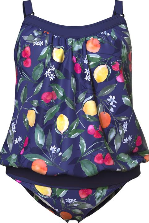 Produktbild Ulla Popken Tankini, Früchte, Softcups, Träger verstellbar, recycelt (46)