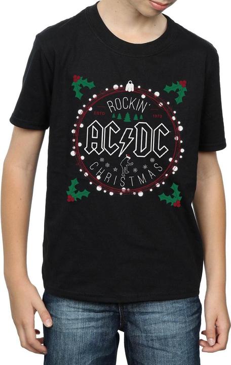 Produktbild AC/DC Jungen Weihnachten Kreis TShirt (152, 158)