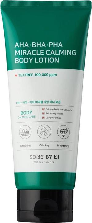 Actual product image Some By Mi AHA BHA PHA Miracle Calming Body Lotion (Body lotion, 200 ml)