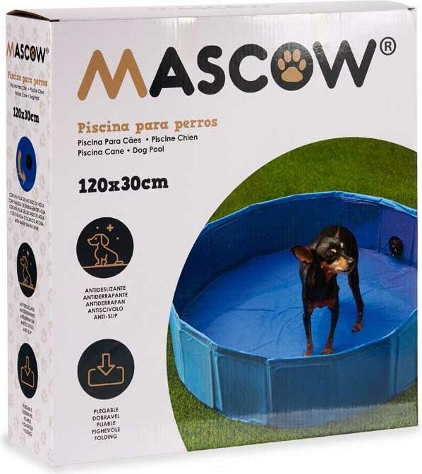 Produktbild Mascow Hunde-Polyester-Pool 120x30cm (Hundepool)