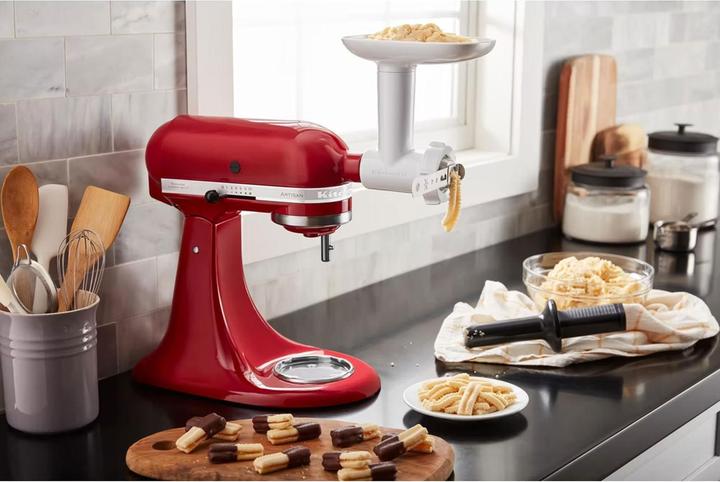 Produktbild KitchenAid 5KSMFGCA Fleischwolf und Spritzgebäckvorsatz