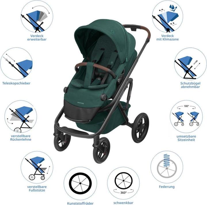 Produktbild Maxi-Cosi Nimmt Komfort mit aufs Gelände