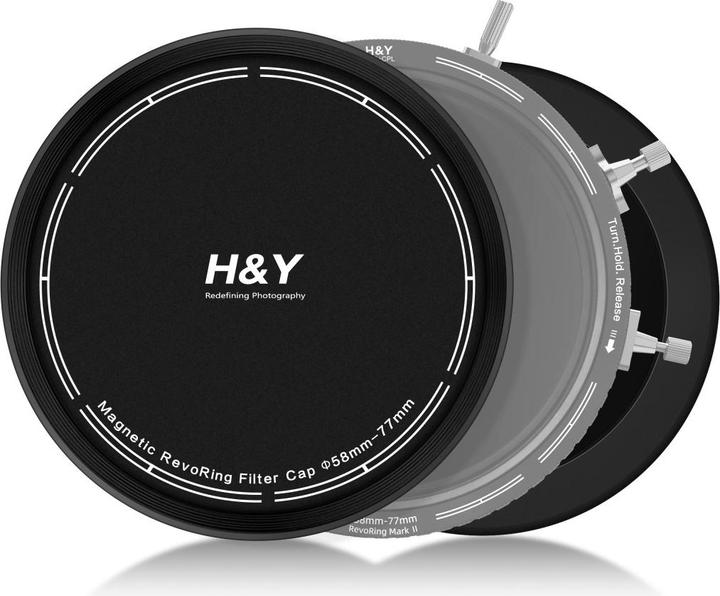 Produktbild H&Y REVORING 58-77mm Front and Back Cap (Objektivfilter Tasche, 77 mm)