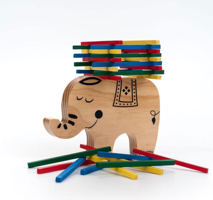 Produktbild Holzbalance Spiel Elefant