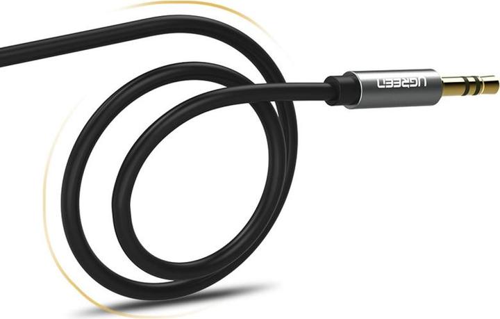 Produktbild Ugreen AV119 3.5mm AUX 5m jack cable (black) (5 m, 3.5mm Klinke (AUX))