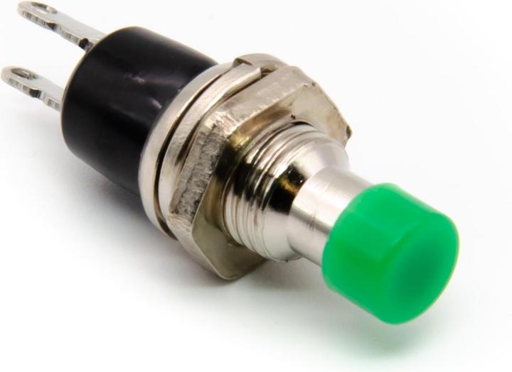 Actual product image Purecrea Flush-mounted push-button green 7mm 2P