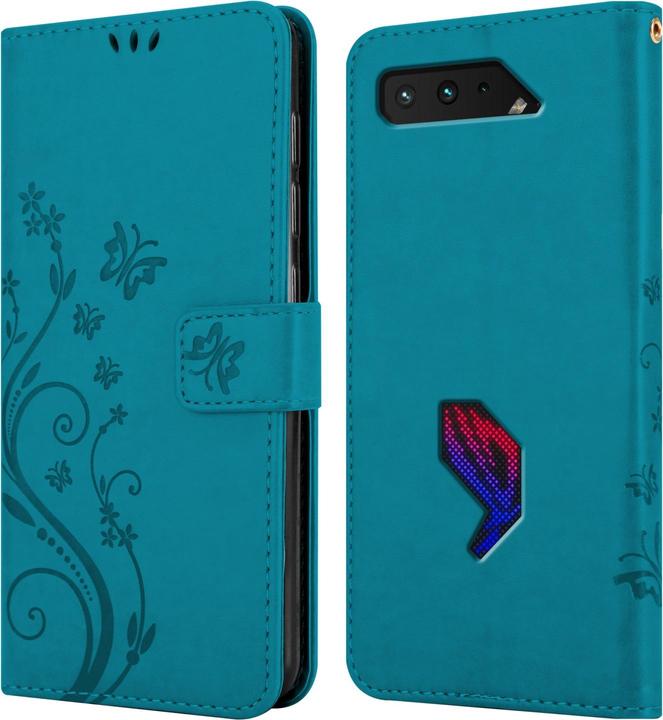 Produktbild Cadorabo Flower Book Hülle (Asus ROG Phone 5)