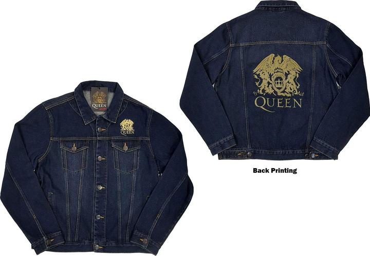 Queen Erwachsene Classic Crest Denim Jacke
