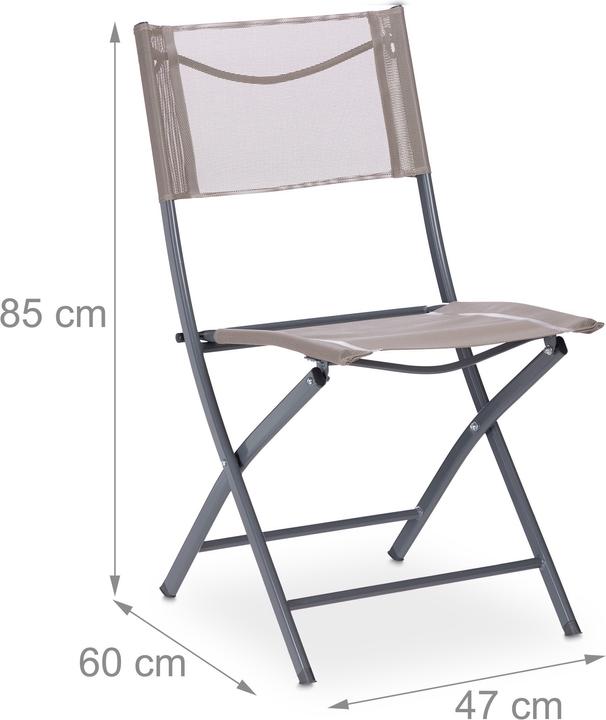 Actual product image Relaxdays Gartenstuhl