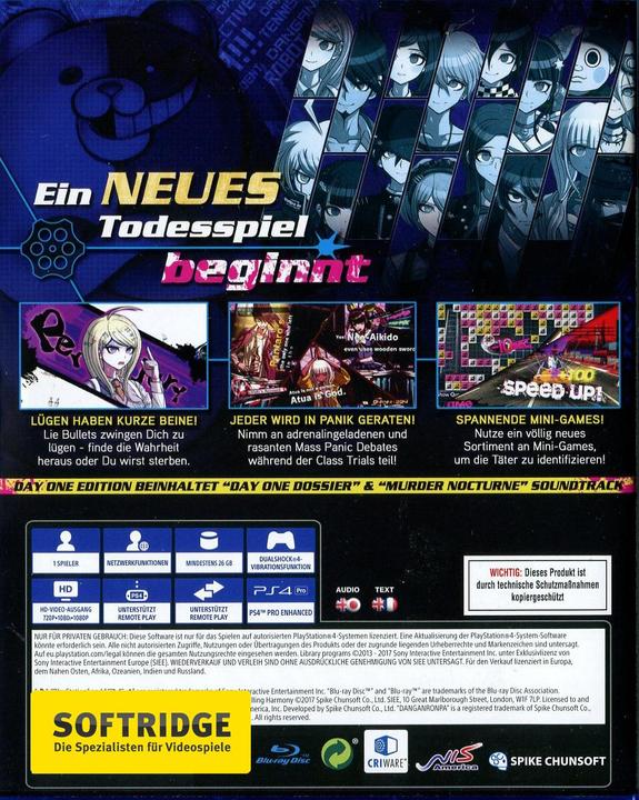 Produktbild NIS Danganronpa V3: Killing Harmony - Day 1 Edition (PS4)