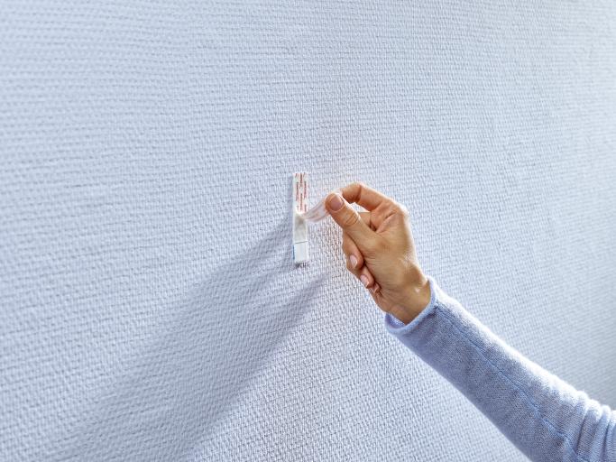 Image du produit tesa Clou adhésif pour papier peint & plâtre, 1kg de tenue, détachable sans trace & réutilisable, 2 clous