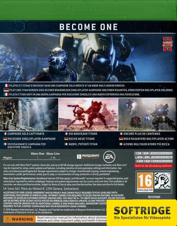 Image du produit EA Games Boîtier en titane 2 (Xbox One X, Xbox Series X, DE)