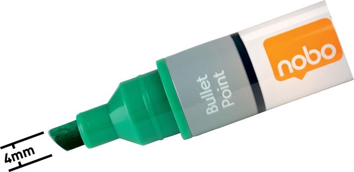 Produktbild Nobo N-Marker Viscom 4mm 1915385 grün 10 Stück (Grün, 4 mm, 10 x)