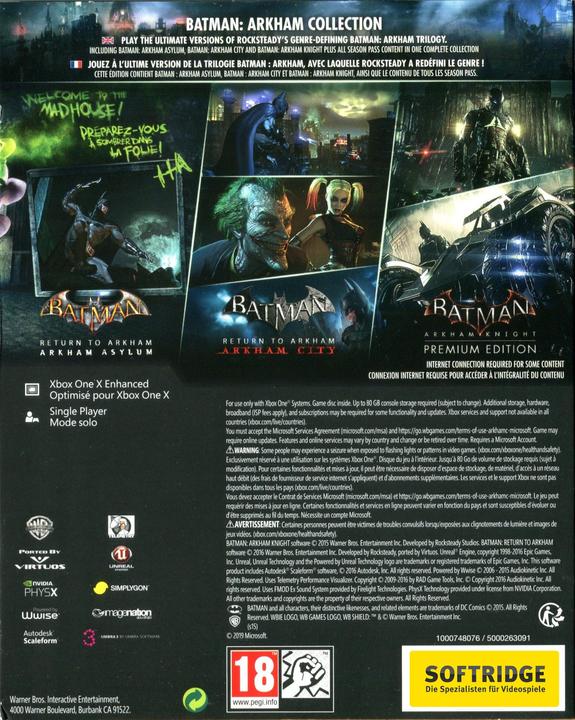 Immagine prodotto WB Collezione Batman Arkham (PS4)