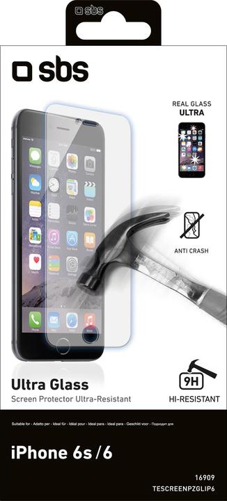 Produktbild SBS Displayschutz Ultra Glas für iPhone 6/6s (1 Stück, Apple iPhone 6)