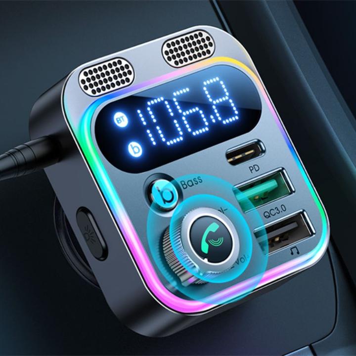 Actual product image Joyroom - Car Wireless FM Transmitter (JR-CCB01) - 81W - Black