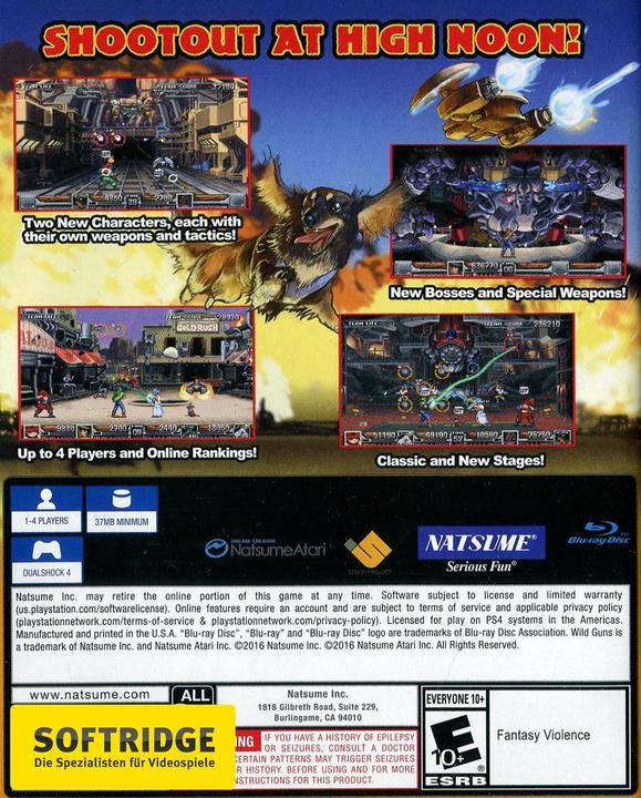 Produktbild Natsume Wild Guns Reloaded -US- (PS4)