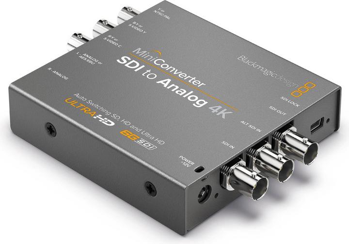 Immagine prodotto Blackmagic Mini convertitore SDI analogico 4K (Digitale -> Analogico)