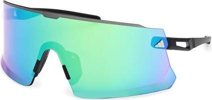 Actual product image adidas Sport SP0100 02Q Matte Black Men's Sunglasses (Mat Black)