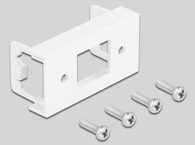 Produktbild Delock Netzwerk Verlängerungskabel für Easy 45 Modul S/FTP RJ45 Buchse zu RJ45 Buchse Cat.6A 50 cm schwarz (S/FTP, CAT6a, 0.50 m)
